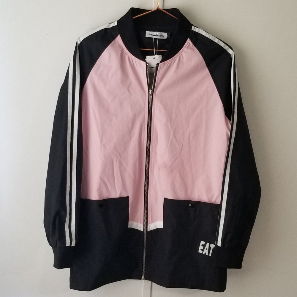 BoylyMia Modern Vinyl Jacket - NWT